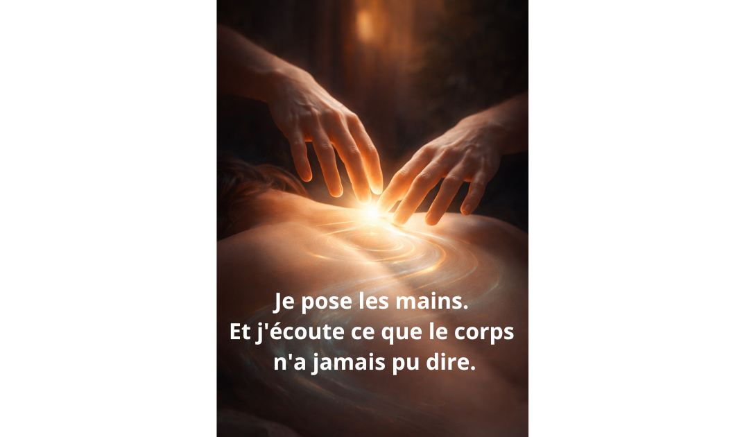 Je pose mes mains et j&rsquo;écoute ce que le corps n&rsquo;a jamais pu dire